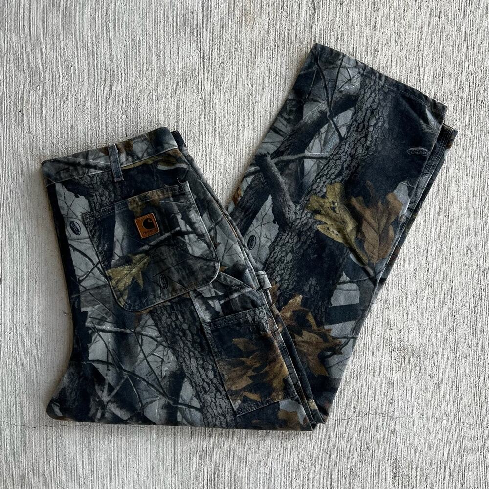 Carhartt realtree camo work wear carpenter pants